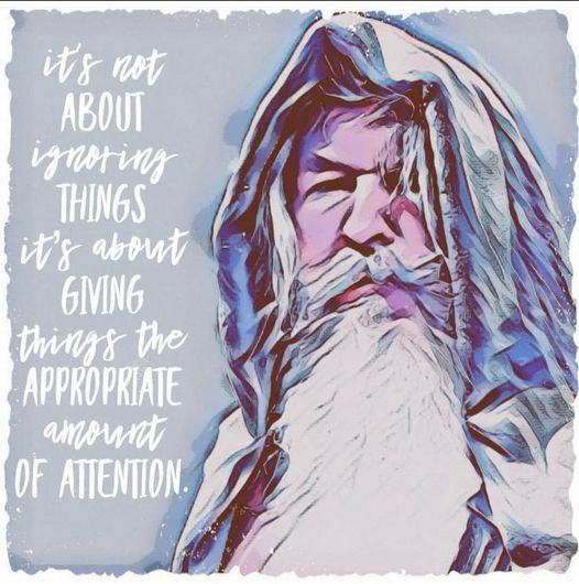 attention.