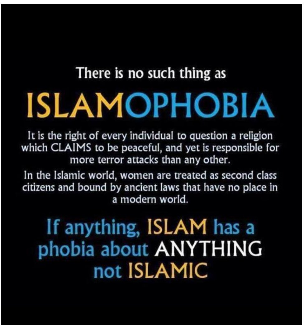 islamophobic.