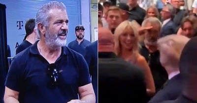 Melgibsonsalutestrump.