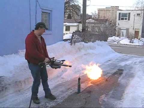 snowblasting.