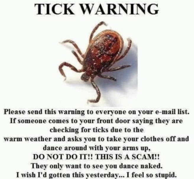 warning.