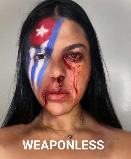 weaponless.