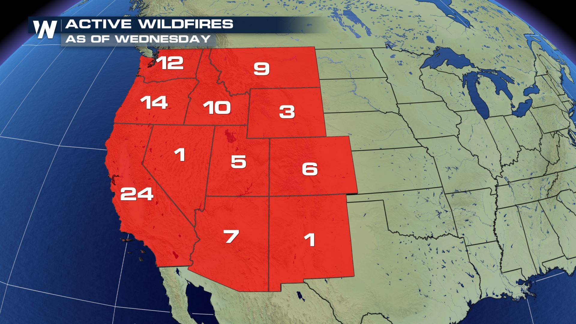 wildfires.