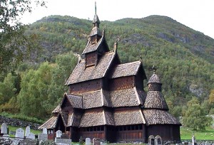 Wooden-church-in-Borgund-300x204.